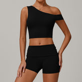 Freemyself recycled Yoga Set - Women's Quick-Breathe Tank & Workout Shorts | Gym to Street Running