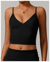 Freemyself recycled Yoga Tank - Women's Built-in Bra Cami with Everyday Versatility | Quick-Dry for Running & Gym