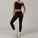 Freemyself recycled Yoga Set - Women's Quick-Breathe Tank & Full-Length Pants | Gym to Street Running