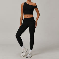 Freemyself recycled Yoga Set - Women's Quick-Breathe Tank & Full-Length Pants | Gym to Street Running