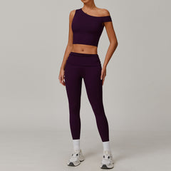 Freemyself recycled Yoga Set - Women's Quick-Breathe Tank & Full-Length Pants | Gym to Street Running