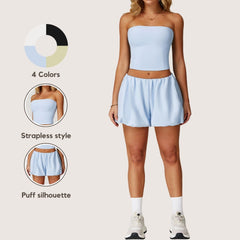 Freemyself Sunscreen Yoga Set Quick-Dry Breathable Cool-Touch Sportswear Women's Running Fitness Three-Piece Set