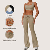 Freemyself UV-Protective Running Set Breathable, Quick-Dry, Cool-Touch Sun Protection Three-Piece Set