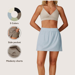 Freemyself Cooling Sunscreen Skirt UV Protection Sports Tennis Skirt Anti-Exposure Lining Breathable Short Skirt