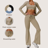 Freemyself UV-Protective Running Set Breathable, Quick-Dry, Cool-Touch Sun Protection Three-Piece Set