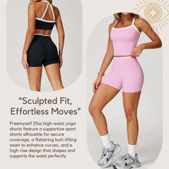 Barefeel Cross-Border Yoga Shorts High-Waisted, Quick-Dry, Form-Fitting Shorts Sports Running Fitness Shorts