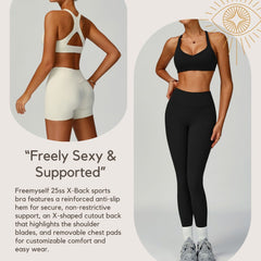 Eco-Friendly Recycled Sports Bra Lace-Up Backless Sports Tank Top for Women High-Intensity Yoga Bra