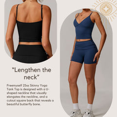 Freemyself recycled Yoga Tank - Women's Built-in Bra Cami with Everyday Versatility | Quick-Dry for Running & Gym