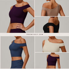 Freemyself recycled Yoga Set - Women's Quick-Breathe Tank & Flared Leggings | Gym to Street Running