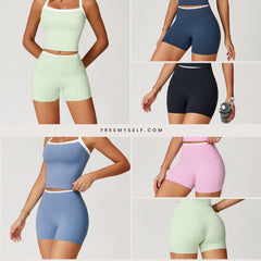 Barefeel Cross-Border Yoga Shorts High-Waisted, Quick-Dry, Form-Fitting Shorts Sports Running Fitness Shorts