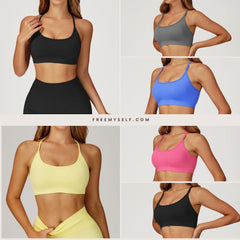 Seamless Yoga Bra with Beautiful Back Design Quick-Dry Premium Sports Bra for Women Running & Fitness Top