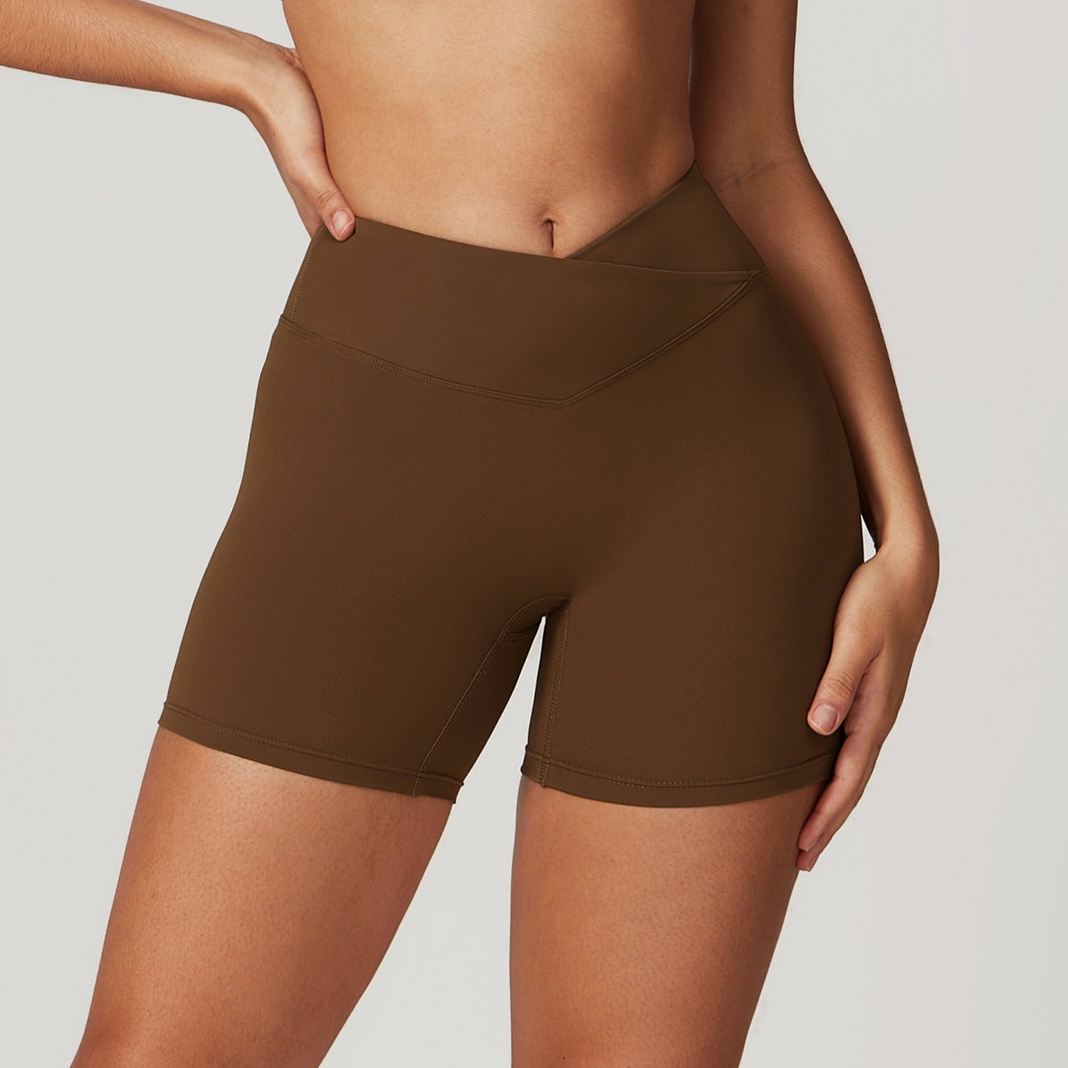 Freemyself recycled Naked Feel Shorts - Women's High-Waist Workout & Running | Street-Ready Yoga Cross Waist