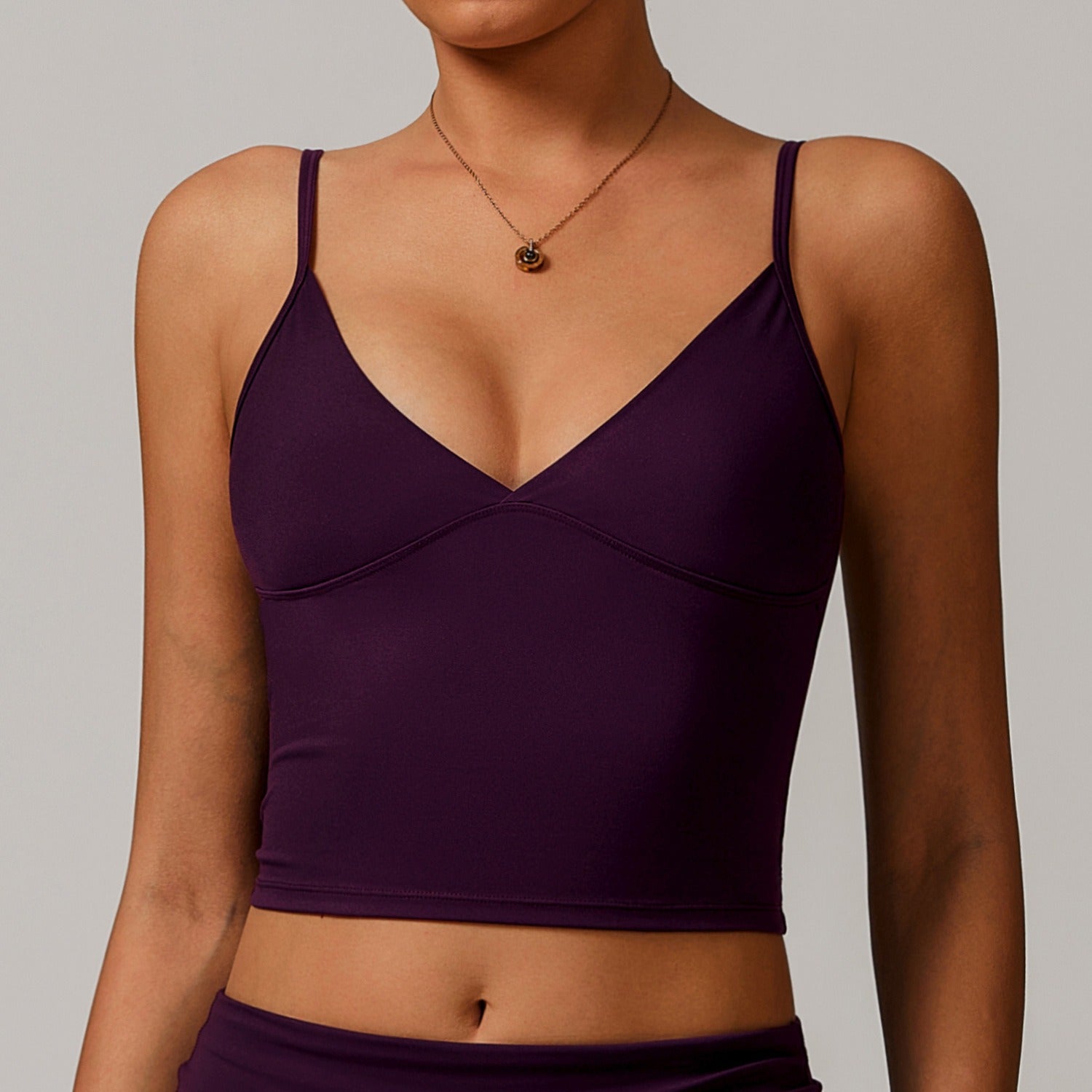 Freemyself recycled Yoga Tank - Women's Built-in Bra Cami with Everyday Versatility | Quick-Dry for Running & Gym