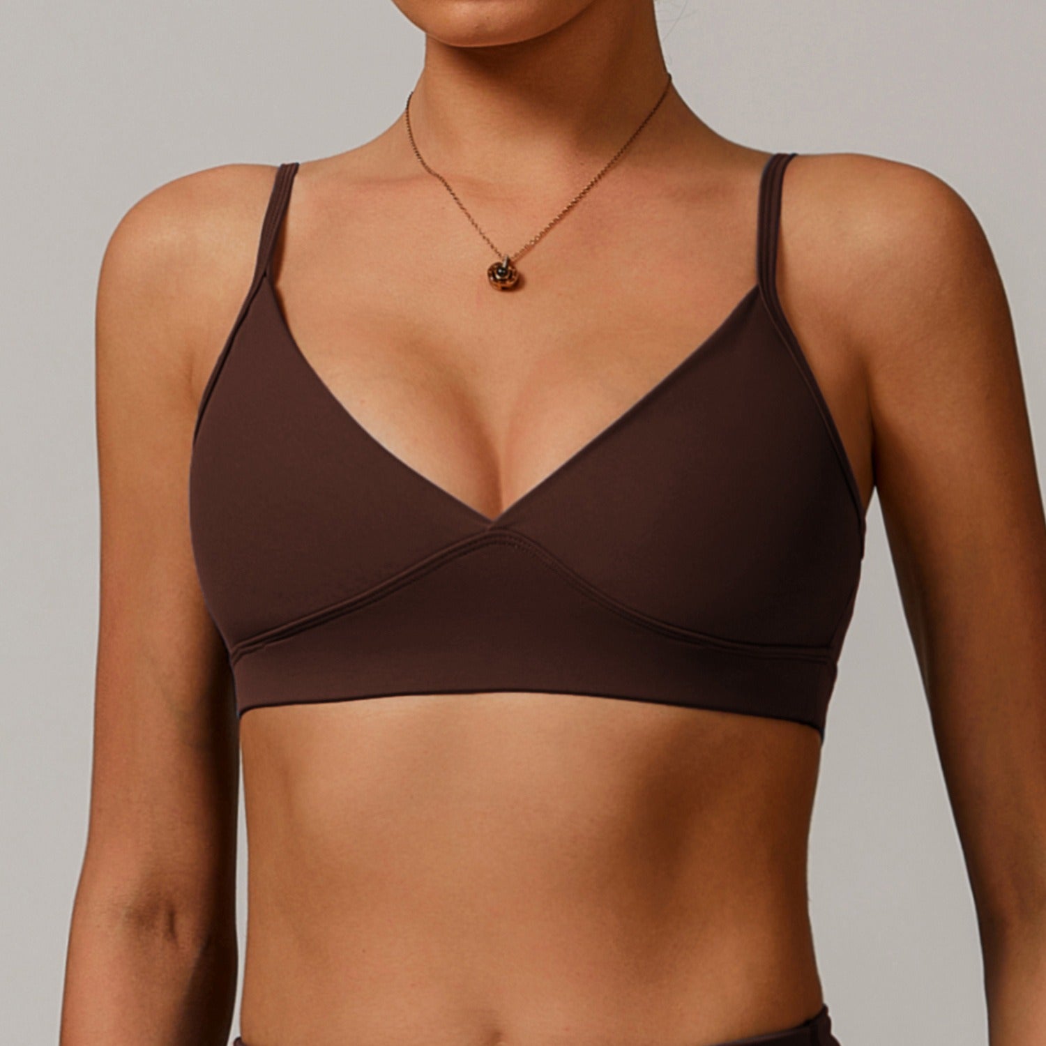 Freemyself recycled Strappy Sports Bra - Women's Quick-Dry Workout Top | Gym to Street Running & Yoga