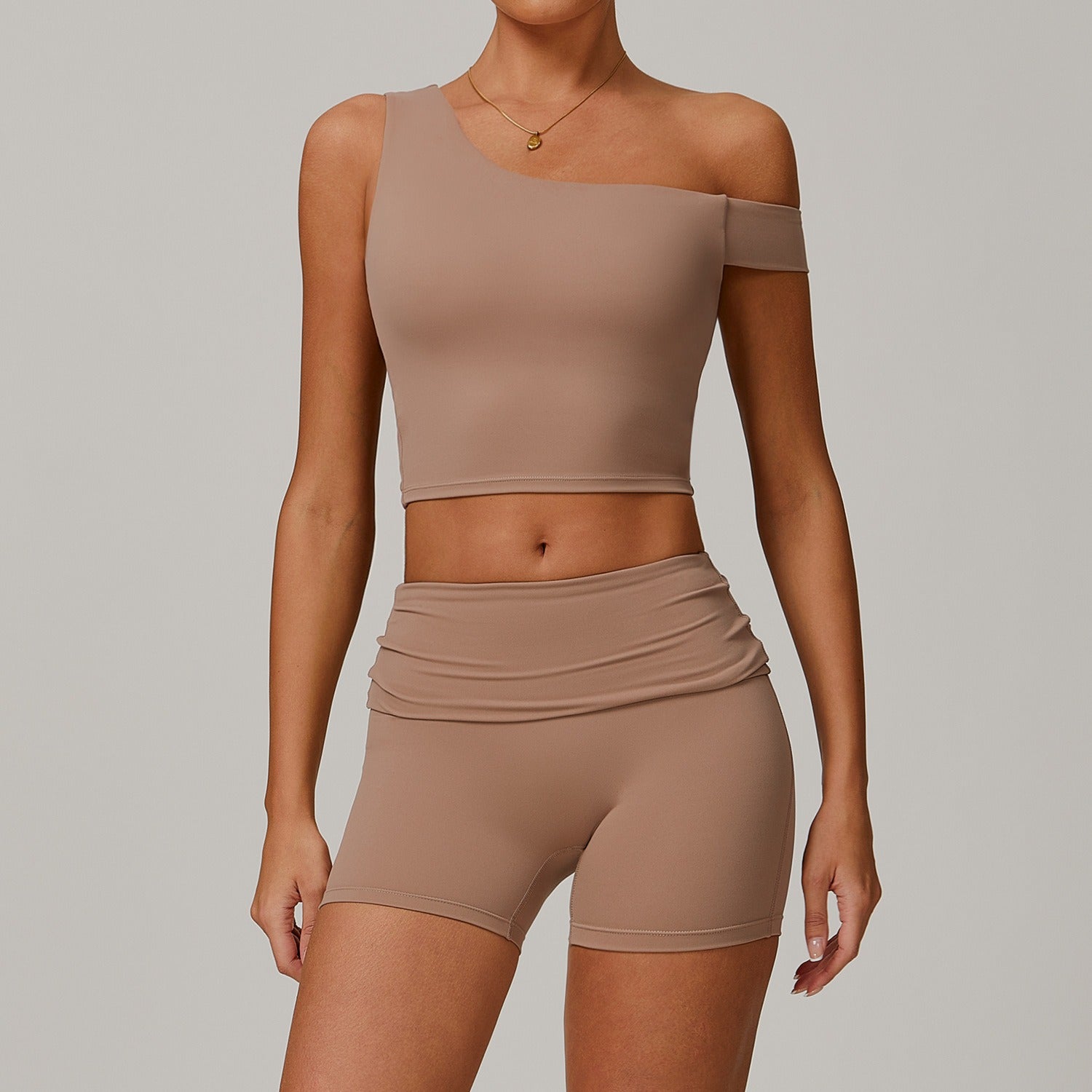 Freemyself recycled Yoga Set - Women's Quick-Breathe Tank & Workout Shorts | Gym to Street Running