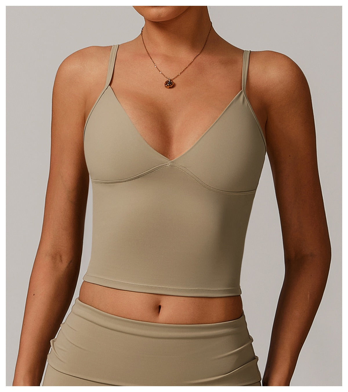 Freemyself recycled Yoga Tank - Women's Built-in Bra Cami with Everyday Versatility | Quick-Dry for Running & Gym