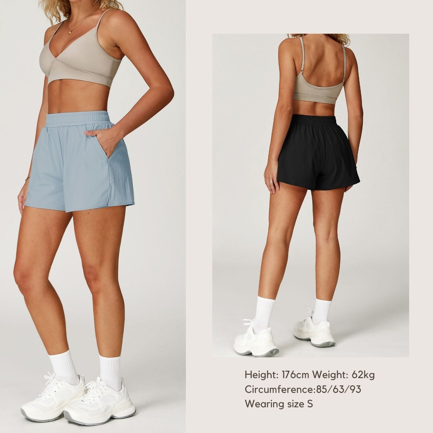 Freemyself Cooling Sunscreen Shorts Anti-Exposure Sports Quick-Dry Shorts Breathable Running Fitness Shorts