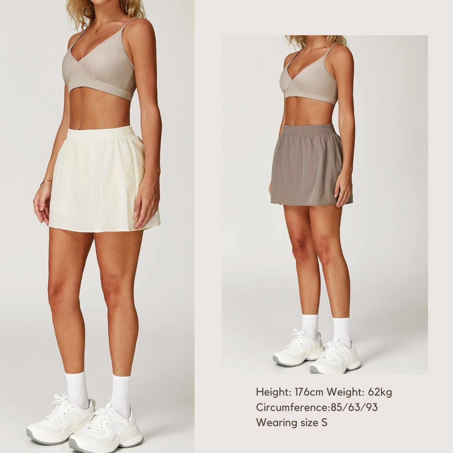 Freemyself Cooling Sunscreen Skirt UV Protection Sports Tennis Skirt Anti-Exposure Lining Breathable Short Skirt