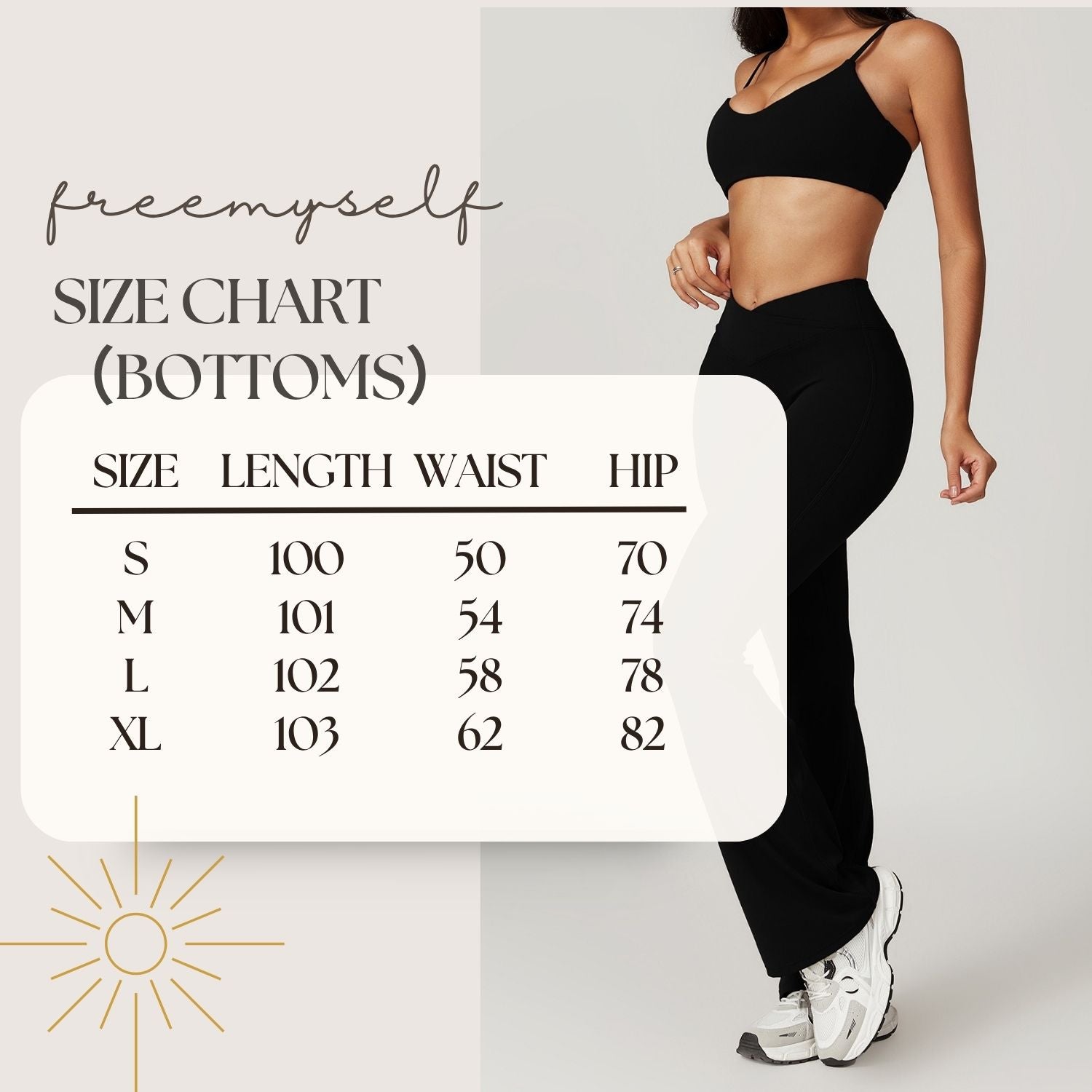 Freemyself recycled Yoga Set - Women's Quick-Dry Fitness Outfit with Strappy Bra & Flared Leggings | Running, Gym Wear
