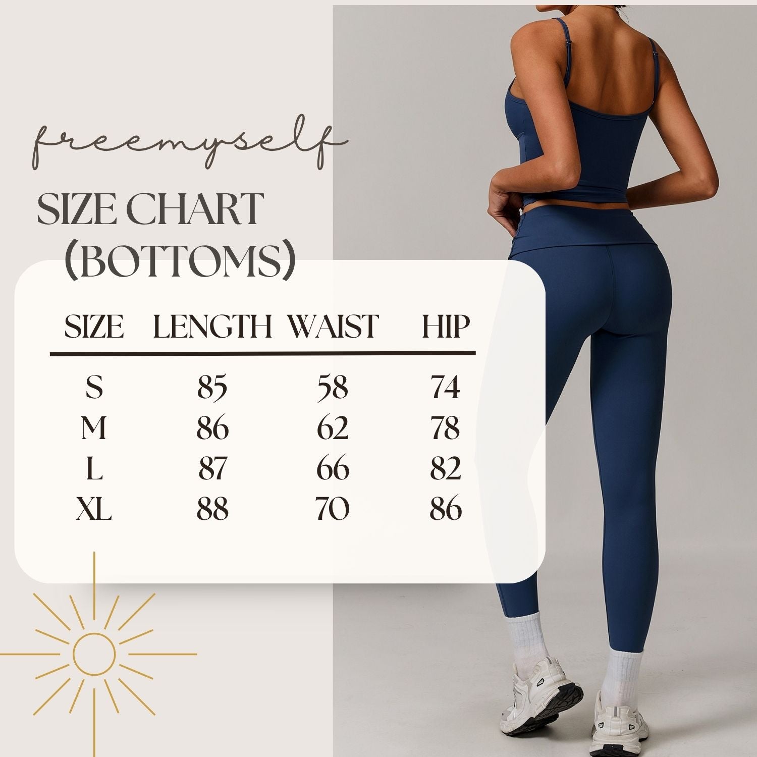 Freemyself recycled Yoga Set - Women's Street-Ready Tank & Skinny Leggings | Gym to Street Running