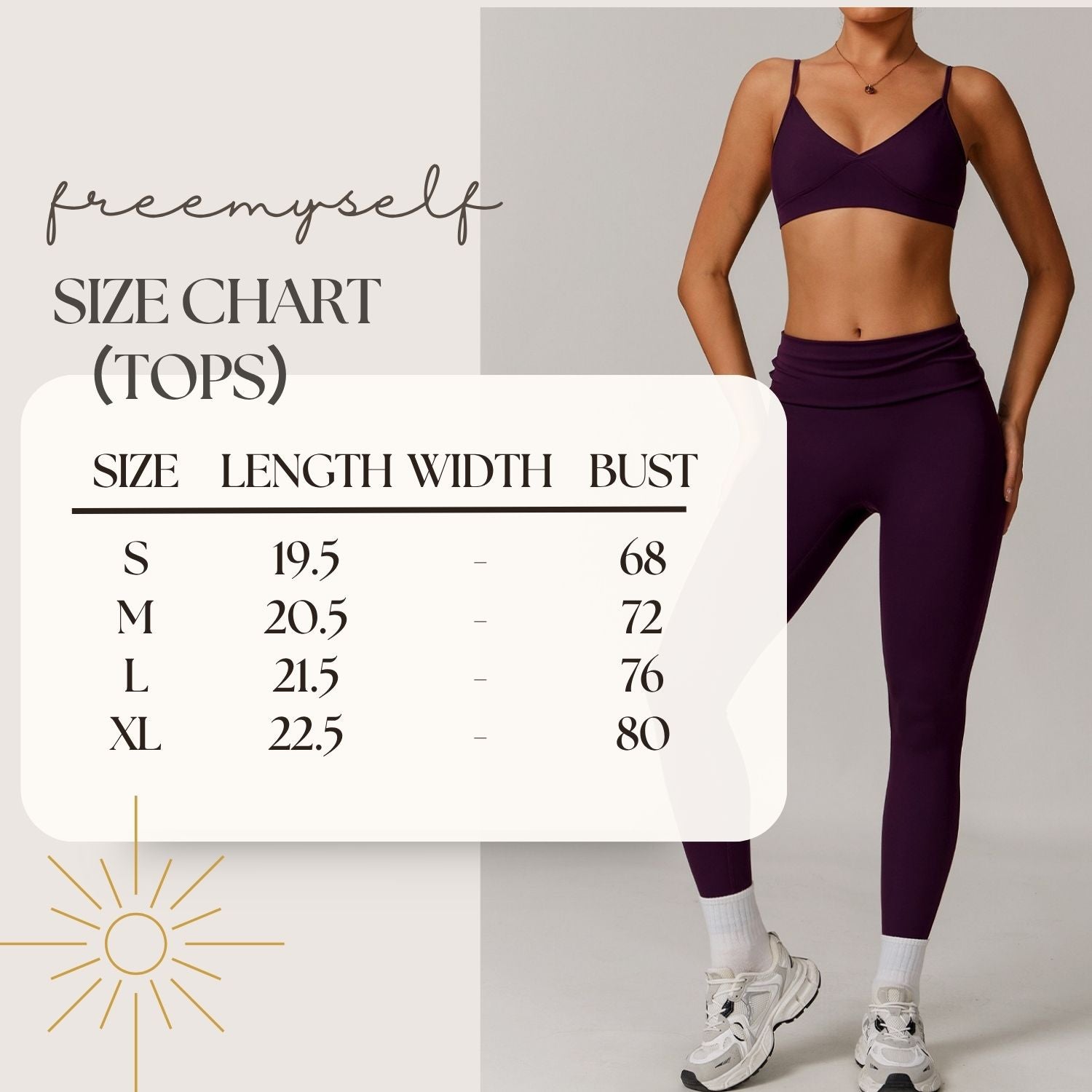 Freemyself recycled Yoga Set - Women's Street-Ready Strappy Bra & Skinny Leggings | Gym to Street Running