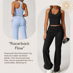 Freemyself Bare-Skin Yoga Tank Top T-Back Design Quick-Dry Fitness Top Outdoor Running Sports Bra