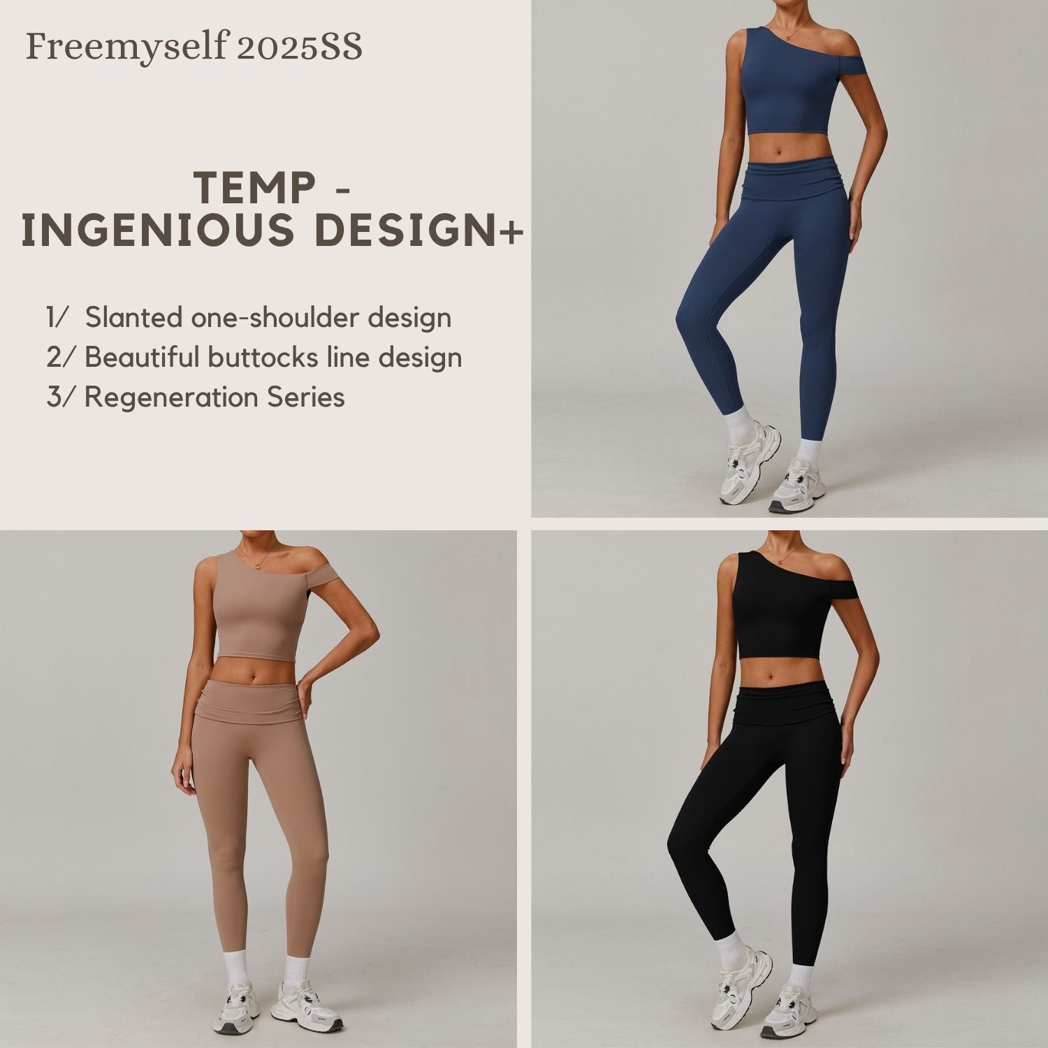 Freemyself recycled Yoga Set - Women's Quick-Breathe Tank & Full-Length Pants | Gym to Street Running