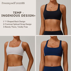 Yoga Sports Bra with Backless Design Running Tights Casual Fitness Yoga Wear