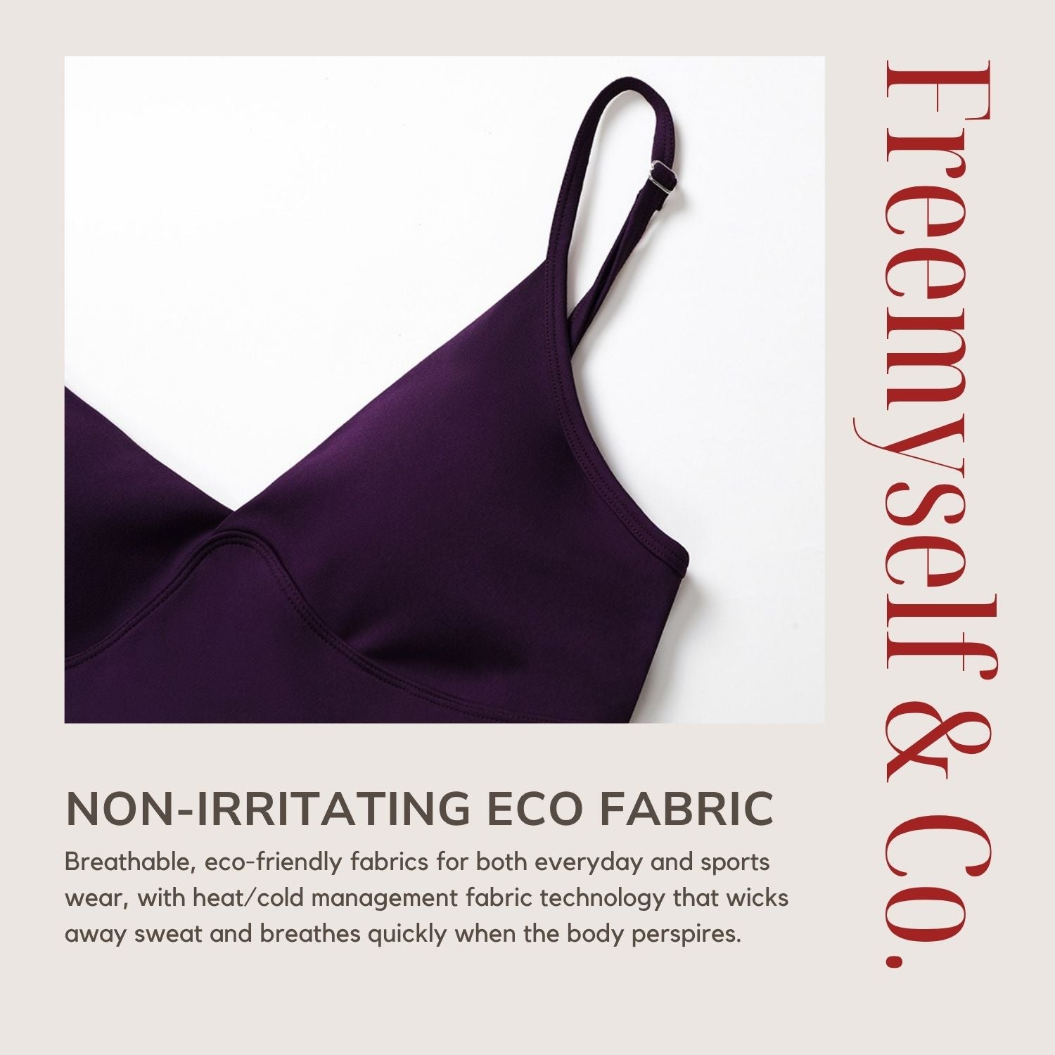 Freemyself recycled Yoga Set - Women's Street-Ready Strappy Bra & Workout Shorts | Gym to Street Running