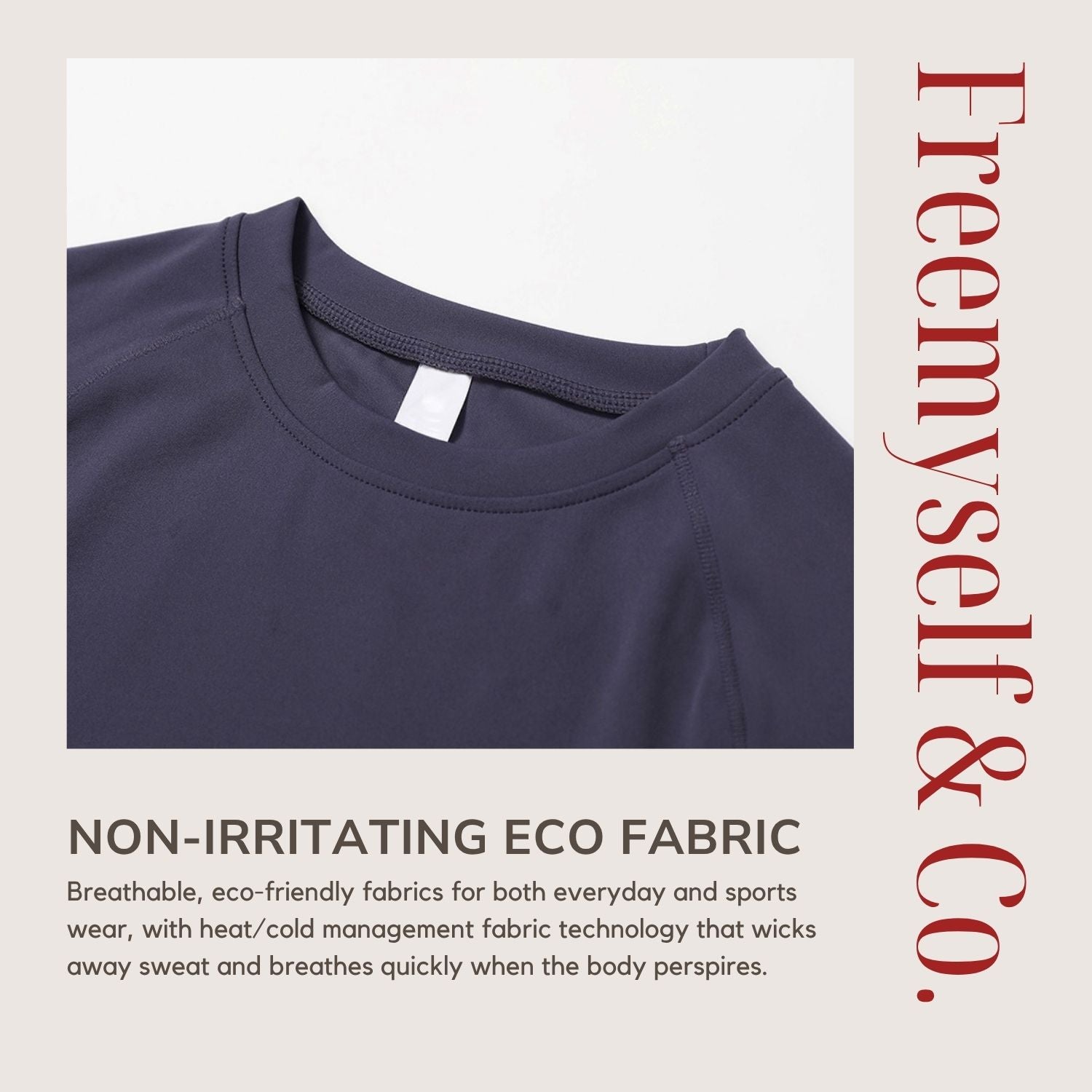 Freemyself high-Support Recycled Crop Top - Women's Quick-Dry Fitness Tee with Mini Cap Sleeves | Running, Yoga, Gym Workout
